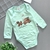 Body Suedine Estampado Coelhinho