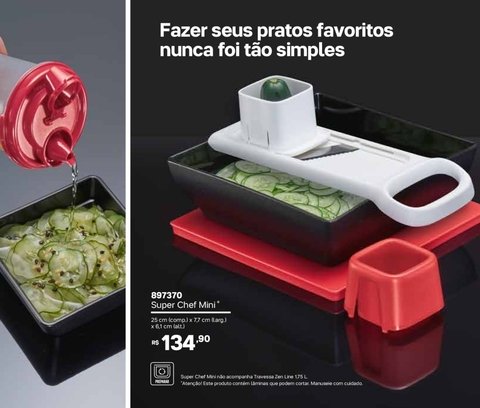 Tupperware Super Chef Mini na internet