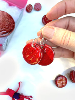 Aros colgantes Red grandes - tienda online