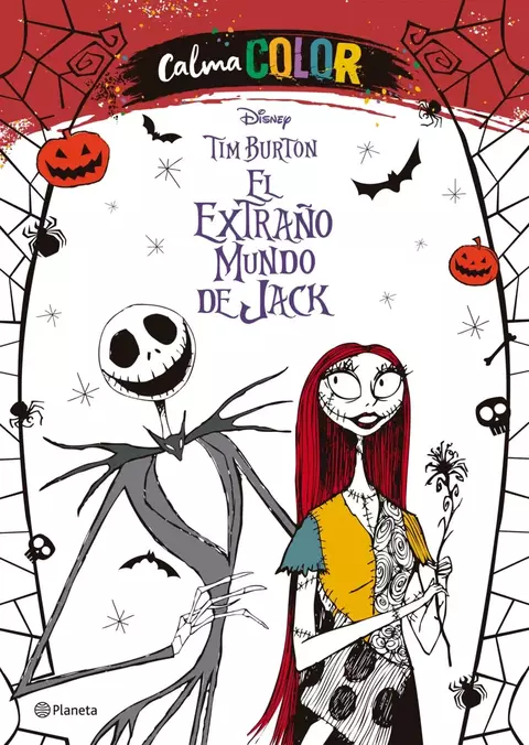 ﻿Calma Color: El Extraño Mundo De Jack, de Disney y Tim Burton
