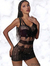 Vestido Arrastão Sexy com Brilho – Destaque-se com Elegância e Ousadia
