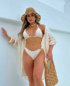 Biquíni Cortininha Com Detalhe Coração Verão 2025