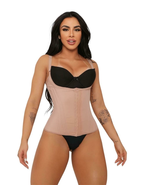 Colete Modelador Sem Bojo com 12 Barbatanas – Suporte e Conforto Máximos