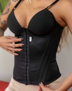 Colete Modelador com Bojo e 12 Barbatanas – Redução de Medidas com Conforto