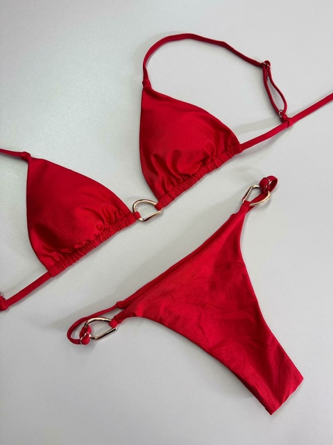 Biquíni Cortininha com Argolas – Estilo e Charme