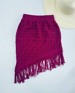 Saída de Praia em Tricô com Franjas – Leve e Estilosa na internet