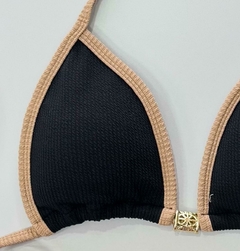 Biquíni Cortininha Texturizado com Detalhe Dourado – Único e Colorido - comprar online