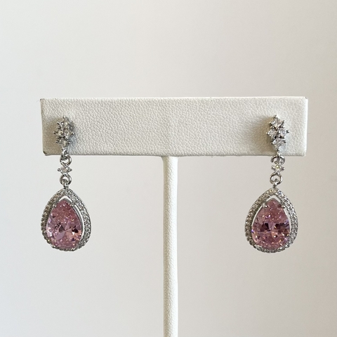 ARETE DE NOCHE ZIRCONIA OVALADA