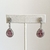 ARETE DE NOCHE ZIRCONIA OVALADA