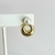 ARETES PERLA Y CIRCULO - comprar en línea