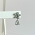 ARETE DE NOCHE FLOR Y GOTA ZIRCONIA - comprar en línea