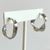 ARETE HOOP IRREGULAR TORCIDA - Mare Accesorios
