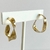 ARETE HOOP IRREGULAR TORCIDA - comprar en línea