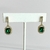 ARETES DE NOCHE TIRA Y ZIRCONIA RECTANGULAR - Mare Accesorios