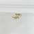 ANILLO AJUSTABLE MEDIA FLOR ZIRCONIAS