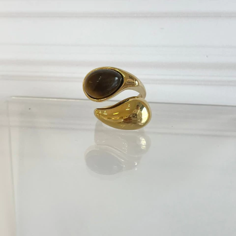 ANILLO ENCONTRADO CHUNKY PIEDRA