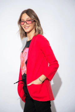 Blazer Elastizado Rojo Art.200000 en internet