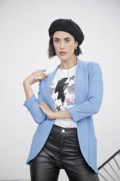 Blazer Sastrero Celeste Art.200001 - comprar online