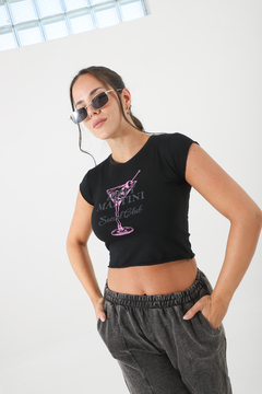 Baby Tee Dirty Martini