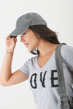 Remera Love escote v Art 101701 - tienda online