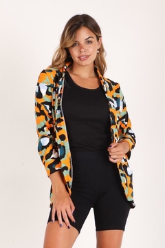 Blazer sastrero estampado art.200012