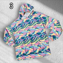 Buzo waffle estampado con capucha Art 270143 en internet