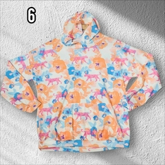 Imagen de Buzo waffle estampado con capucha Art 270143