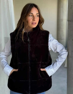 Chaleco puffer piel de conejo Air 1 - comprar online