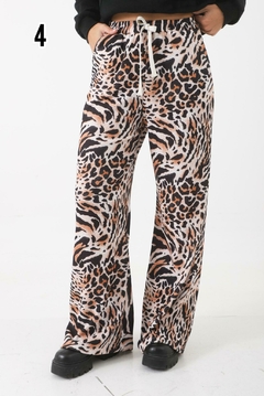 Palazzo waffle estampado Art 600122 - tienda online