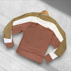 Manga larga Morley cuello redondo Art 101807 - comprar online