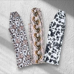 Palazzo frisa estampado con tajo Art 600128 - comprar online