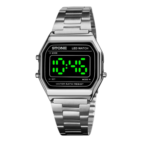 Reloj Stone St-1116pn Vintage Led Para Hombre - comprar online
