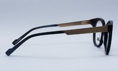 Óculos de grau Evoke Original com Garantia e NF , estilo redondo azul/dourado. - comprar online