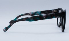 Óculos de grau Evoke Original com Garantia e NF , formato quadrado preto/azul mesclado nas hastes. - comprar online