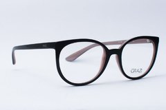 Óculos de grau Grazi Massafera Original com Garantia e NF, formato redondo azul/rose. na internet