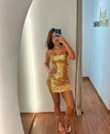 VESTIDO TUBINHO PAETE