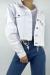 CAMPERA CROP WHITE en internet
