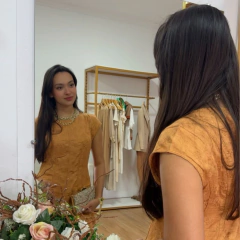 VESTIDO BORDADO COM CINTO - comprar online