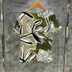 BLUSA VISCOSE DET. MANGA - loja online