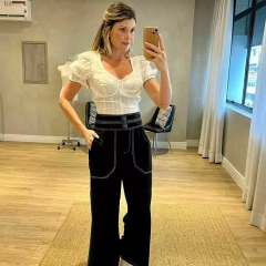 CALCA COS DUPLO COM BOTOES - Jennyfer Modas