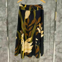 SAIA ESTAMPADA COM PESPONTO - loja online