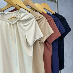 BLUSA MALHA DET DECOTE na internet