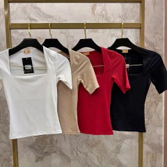 BLUSA QUADRADA MALHA AMNI