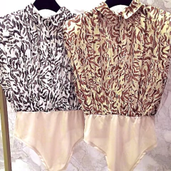 Imagem do BODY LUREX ANIMAL PRINT OMBREIRAS