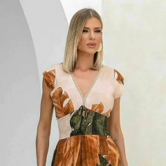 Imagem do VESTIDO DECOTE COM RENDA