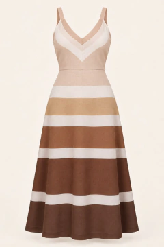 VESTIDO LISTRADO - comprar online