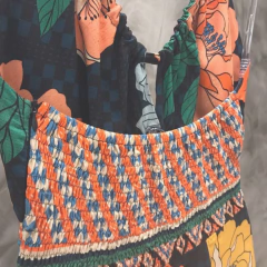 Imagem do Vestido estampa floral com amarração