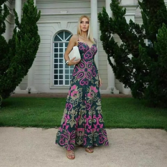 VESTIDO COM PONTEIRAS E RECORTE COSTAS - loja online
