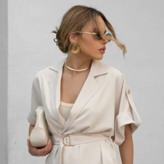 Imagem do BLUSA TRANSPASSEFAIXA LORENA FIVELA