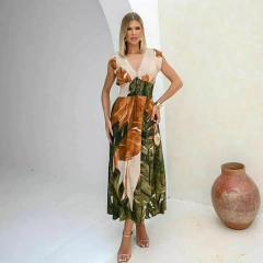 VESTIDO DECOTE COM RENDA - comprar online